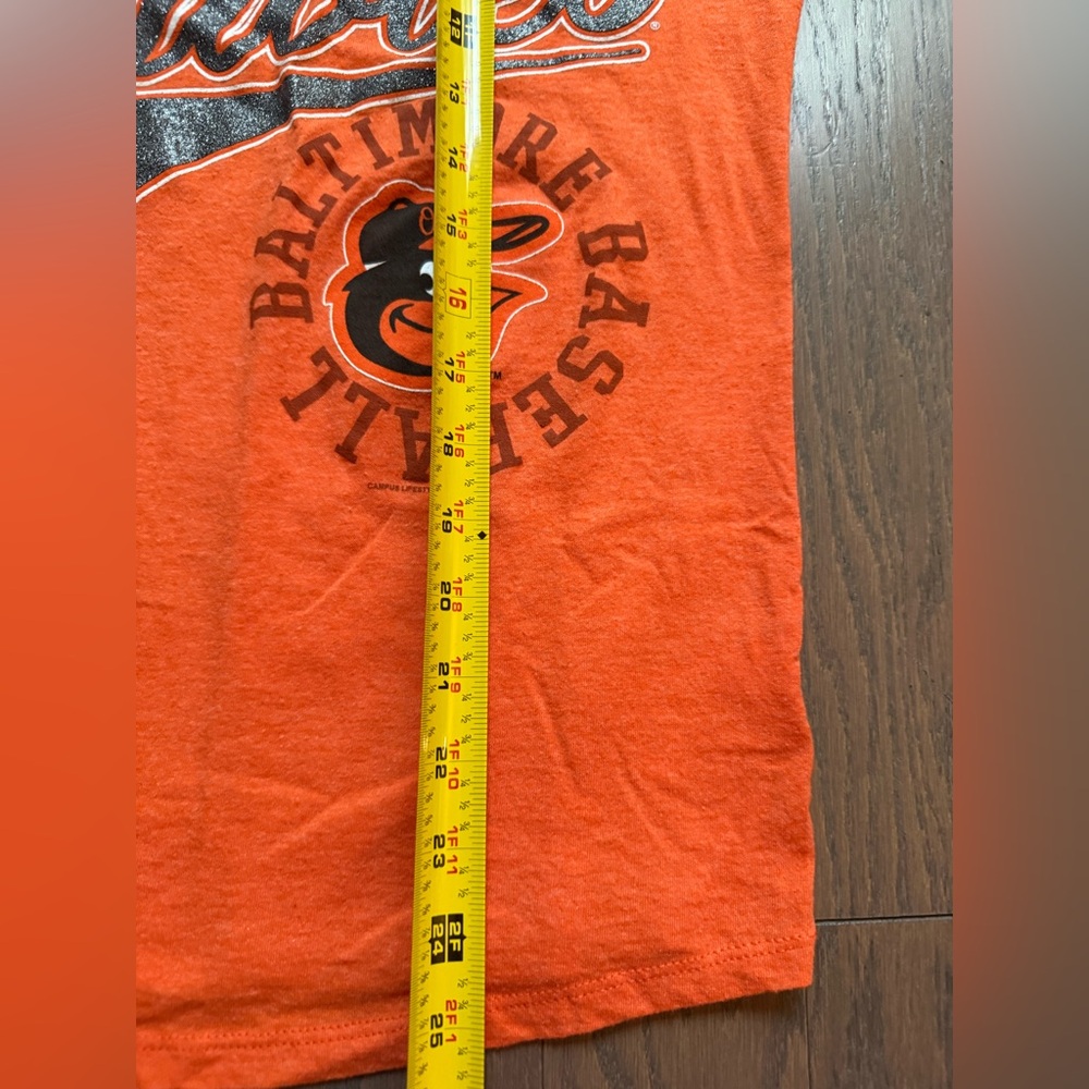 Baltimore Orioles Womens Tank Top Orange MLB Genuine Sz medium racer back - Picture 7 of 8